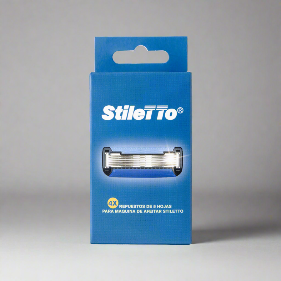 REPUESTOS AFEITADORA 5 HOJAS STILETTO®