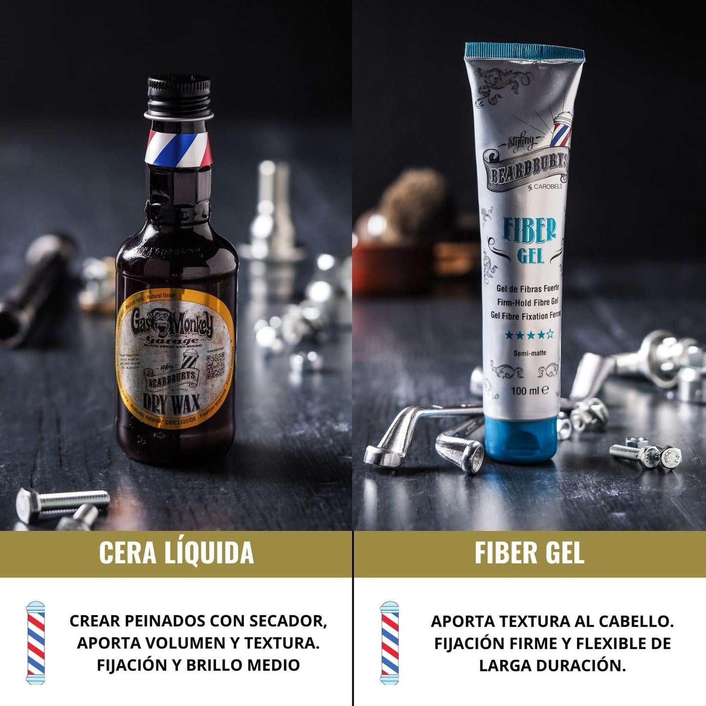 BEARDBURYS FIBER GEL FIJACION FUERTE
