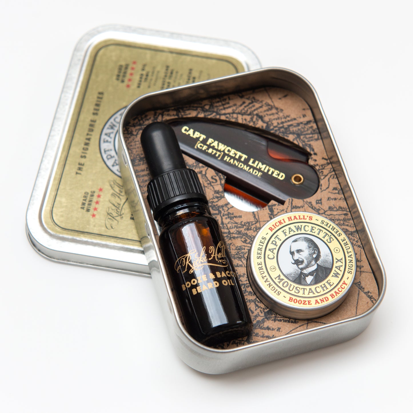 CAPTAIN FAWCETT´S KIT DE SUPERVIVENCIA PARA BARBA Y BIGOTES