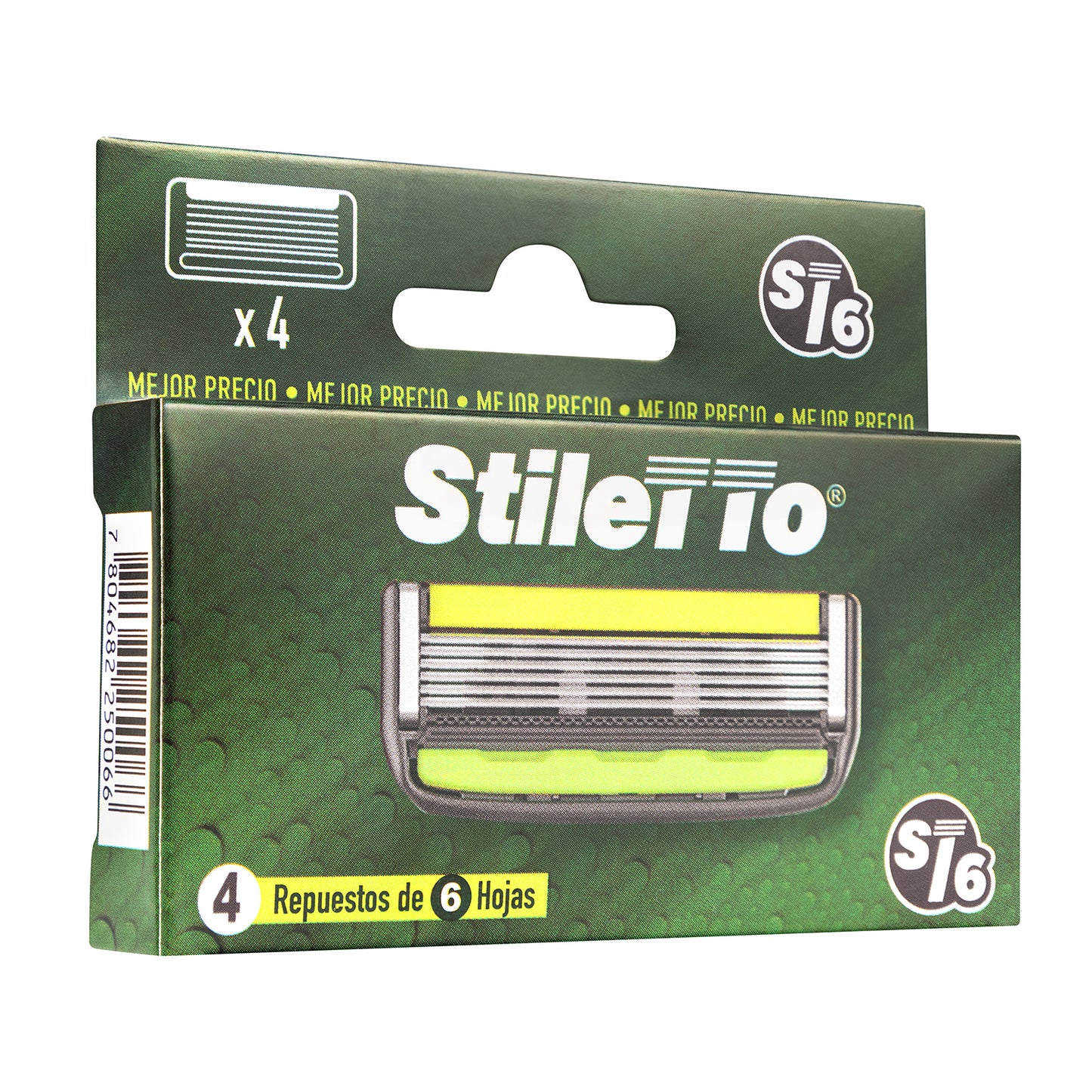 REPUESTOS AFEITADORA 6 HOJAS STILETTO®