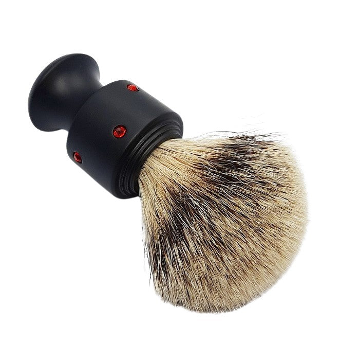 STILETTO ST12460 BROCHA DE AFEITAR DE CERDAS DE TEJON PUNTA PLATEADA