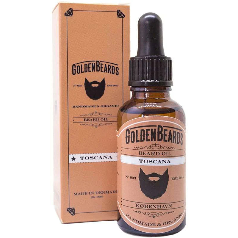 GOLDEN BEARDS ACEITE ORGÁNICO PARA LA BARBA TOSCANA 30 ml.