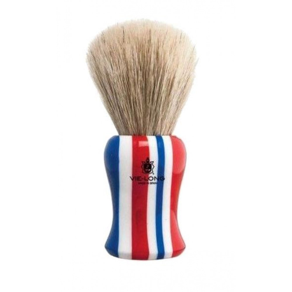 VIELONG BROCHA DE AFEITAR VINTAGE PELO BLANCO CABALLO NATURAL-04613