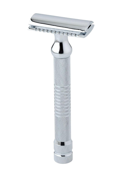 STILETTO SET DE AFEITADO BROCHA Y MAQUINA DE AFEITAR DOBLE HOJA SRS-27501