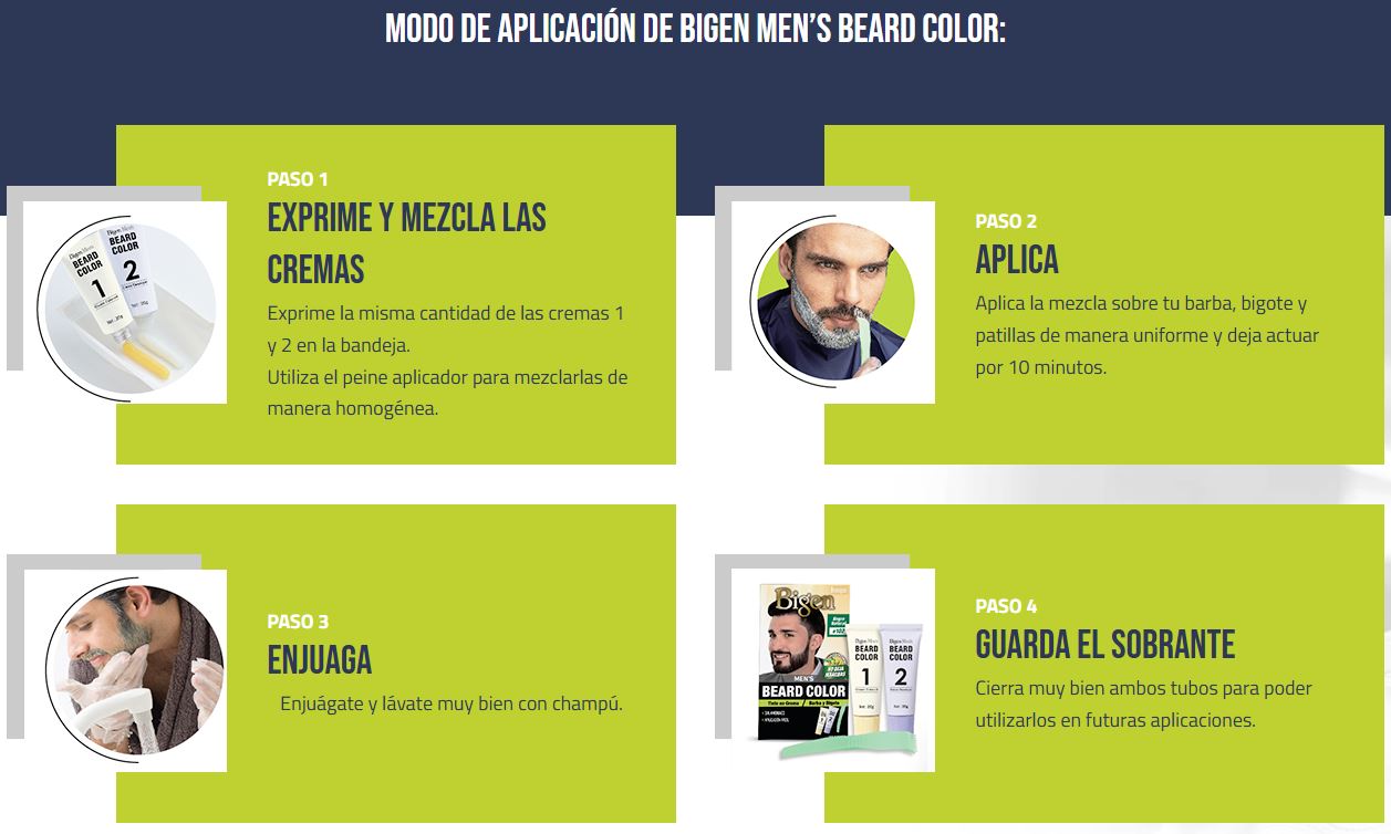 BIGEN TINTE PARA BARBA Y BIGOTES-B103 CASTAÑO OSCURO