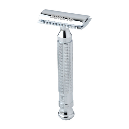 Stiletto ST55OC Máquina de Afeitar Doble Hoja de 3 piezas-Peine Abierto