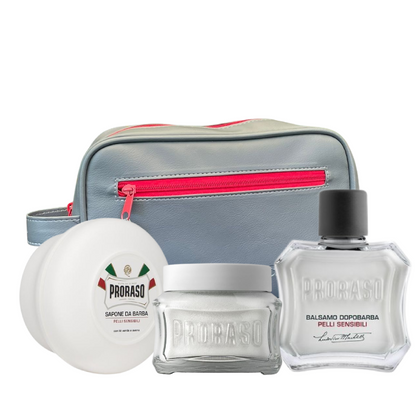 PRORASO SET COMPLETO DE AFEITADO-VARIEDAD PIEL SENSIBLE