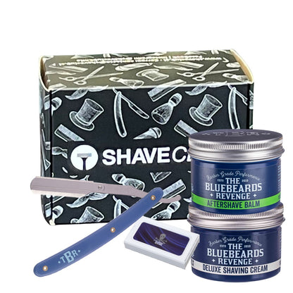 THE BLUEBEARDS REVENGE SET DE AFEITADO CON NAVAJA CLASICA