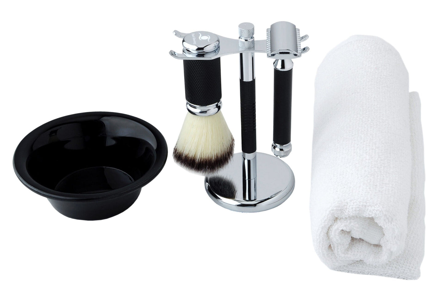 STILETTO SET COMPLETO DE AFEITADO SRBB T121-Negro