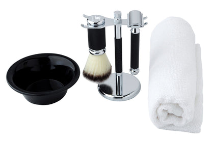 STILETTO SET COMPLETO DE AFEITADO SRBB T121-Negro