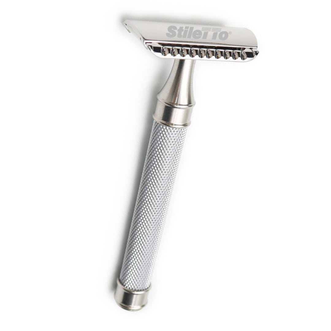 Stiletto ST122 Máquina de Afeitar Doble Hoja de 3 piezas-Peine Cerrado