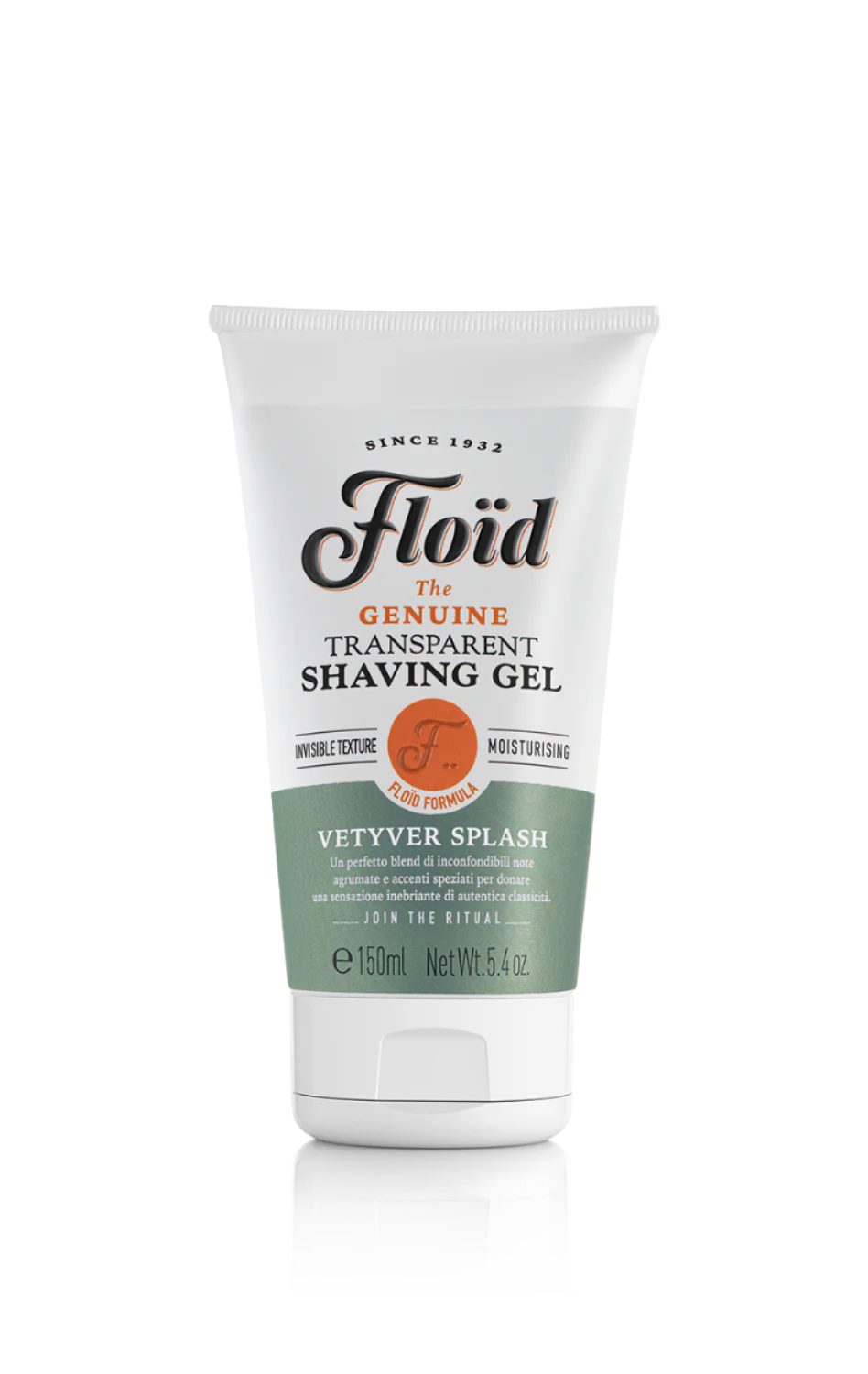 FLOID SHAVE GEL TRANSPARENTE VETYVER SPLASH