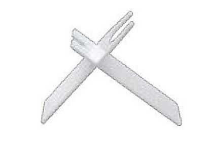 STILETTO SOPORTE PARA BROCHA Y MAQUINA DE AFEITAR EN X-blanco