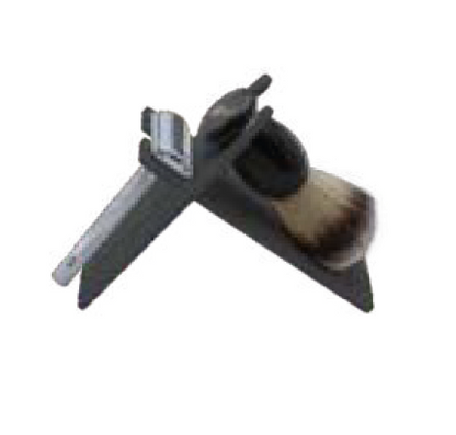 STILETTO SOPORTE PARA BROCHA Y MAQUINA DE AFEITAR EN X-negro