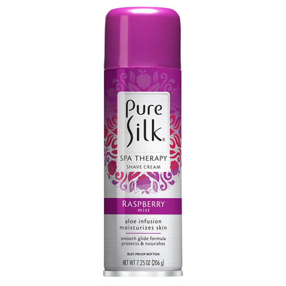 ESPUMA DE AFEITAR FEMENINA PURE SILK - RASPBERRY MIST